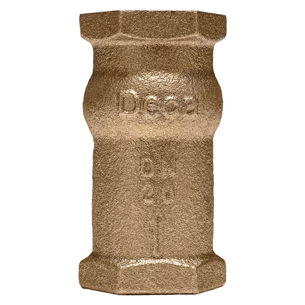 Válvula de retenção vertical bronze Deca